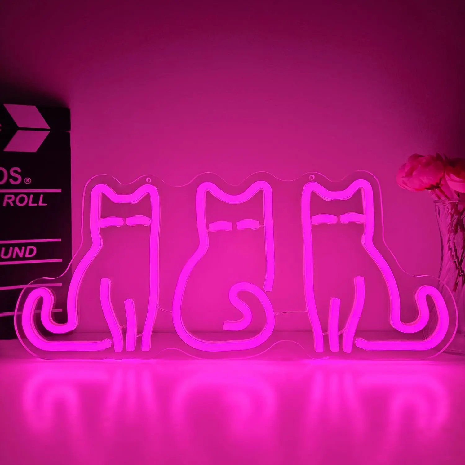 Home Decor Theme - Letrero de neón con forma de