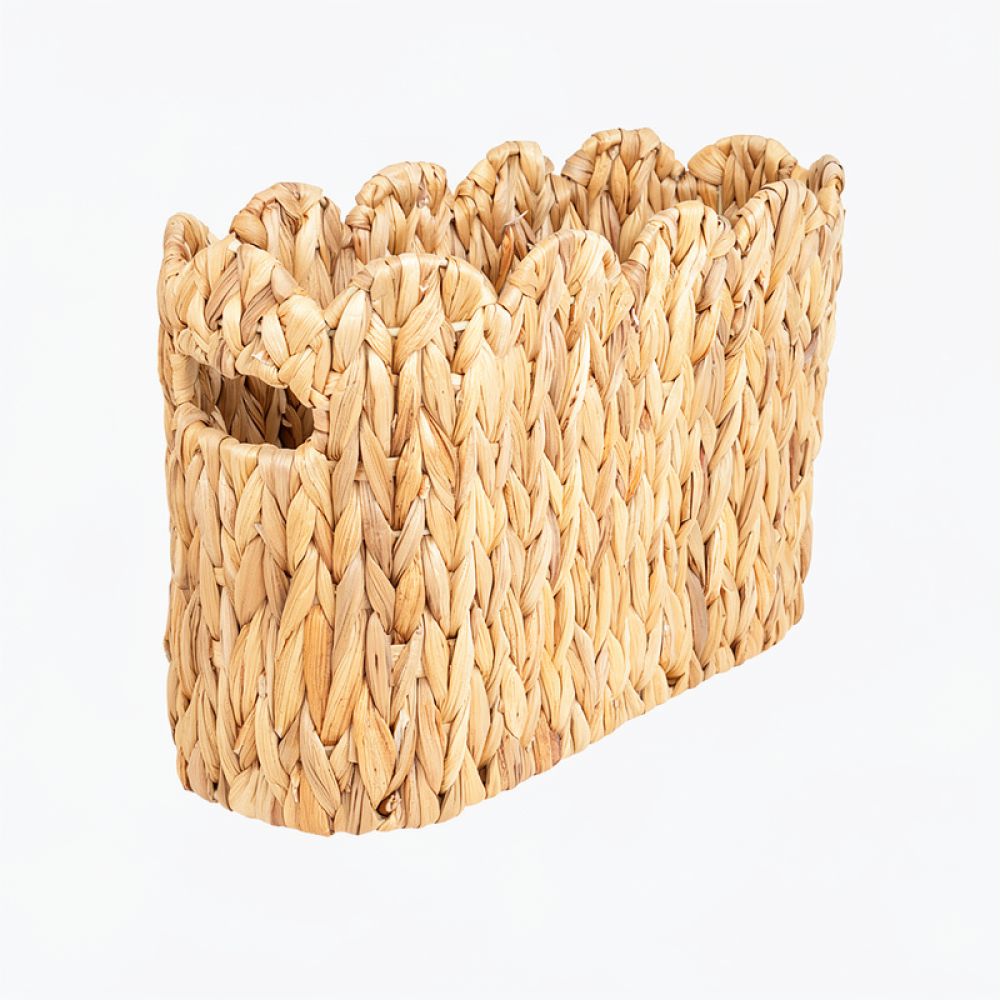 Home Decor Magazine - Cesta de almacenamiento de mimbre tejido