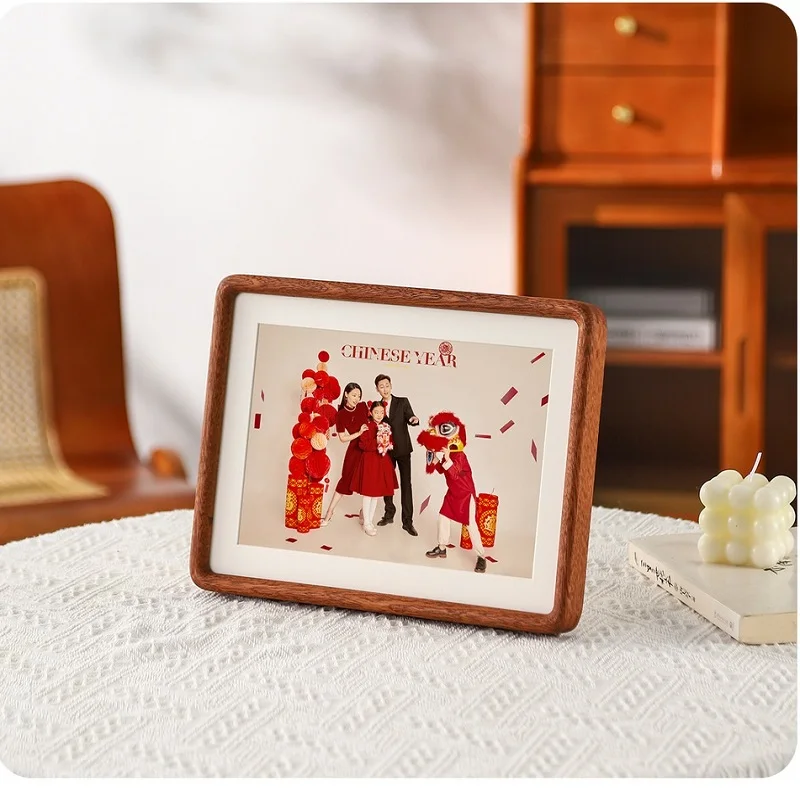 Bamboo Photo Frame - Elegante Marco de Fotos de Esquina