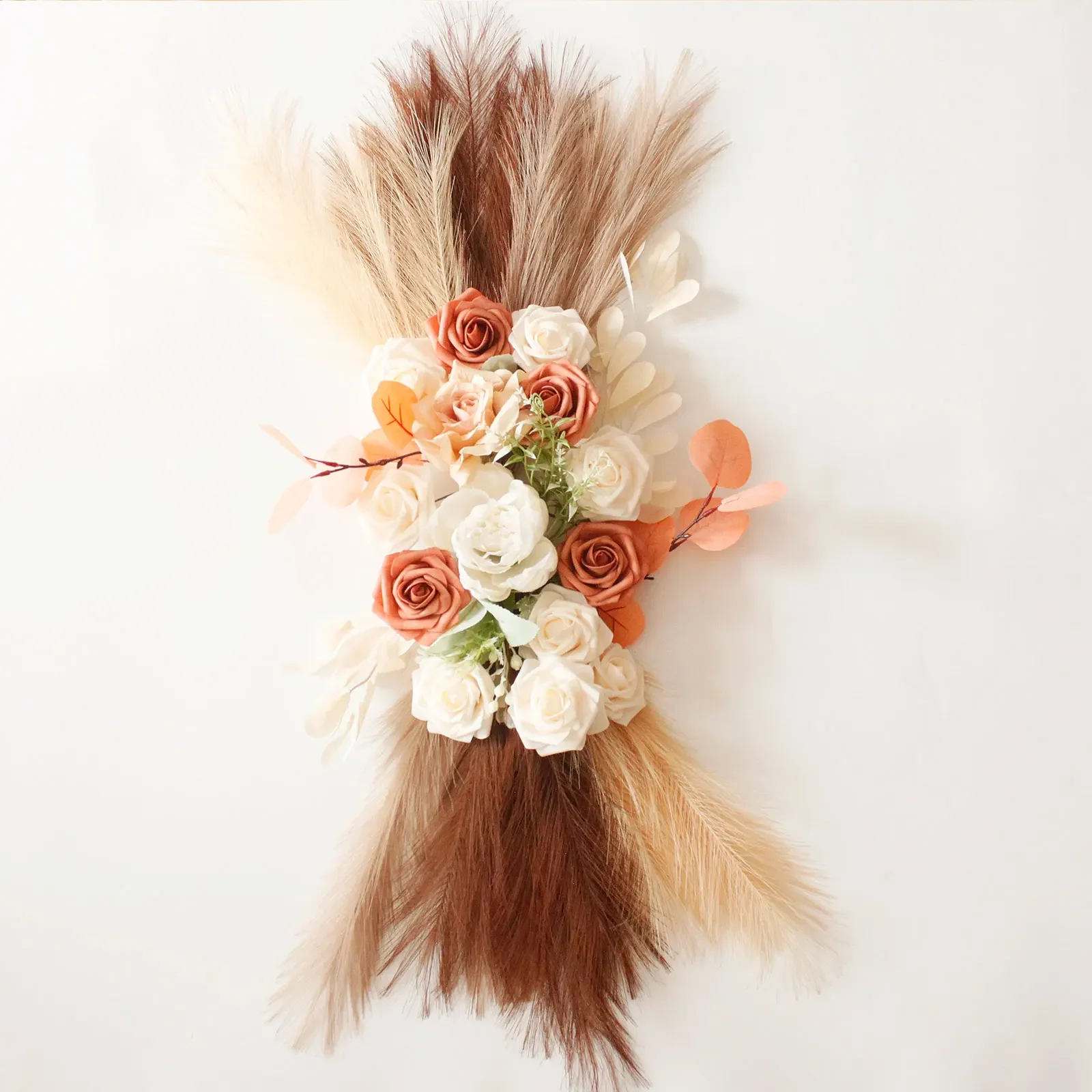 Pampas Grass Decor - Arco de boda bohemio con flores