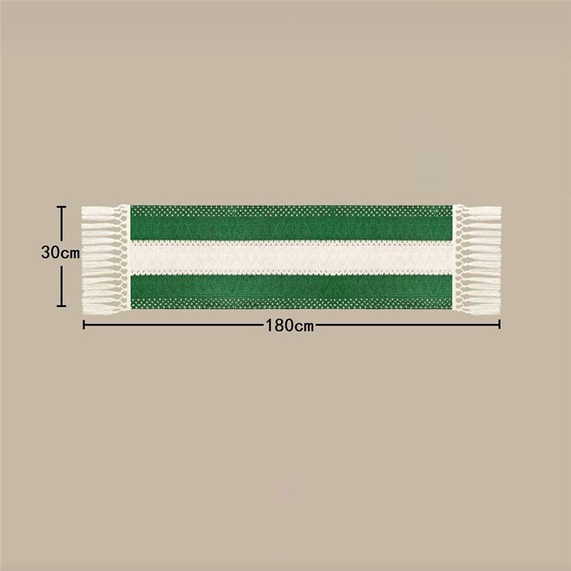 Linen Table Runner - Camino de Mesa Estilo Boho Farmhouse