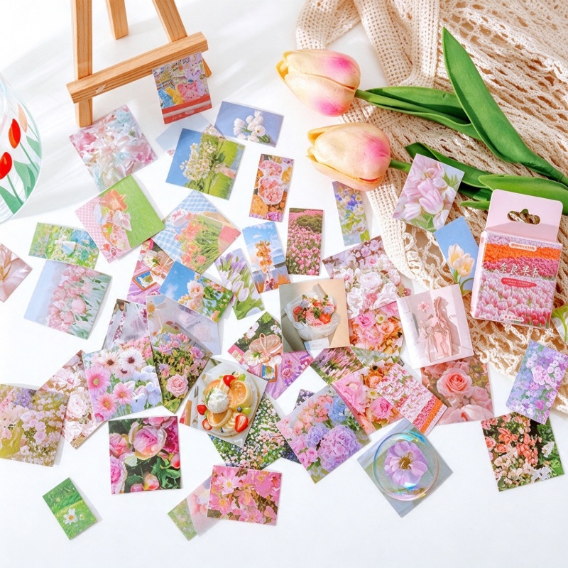 Home Decor Magazine - 45 pegatinas con motivos florales de
