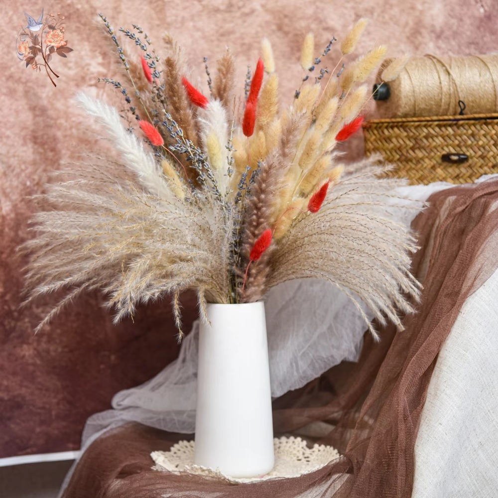 Ramo de Flores Secas Naturales - Pampas Grass Decor reseña y precio