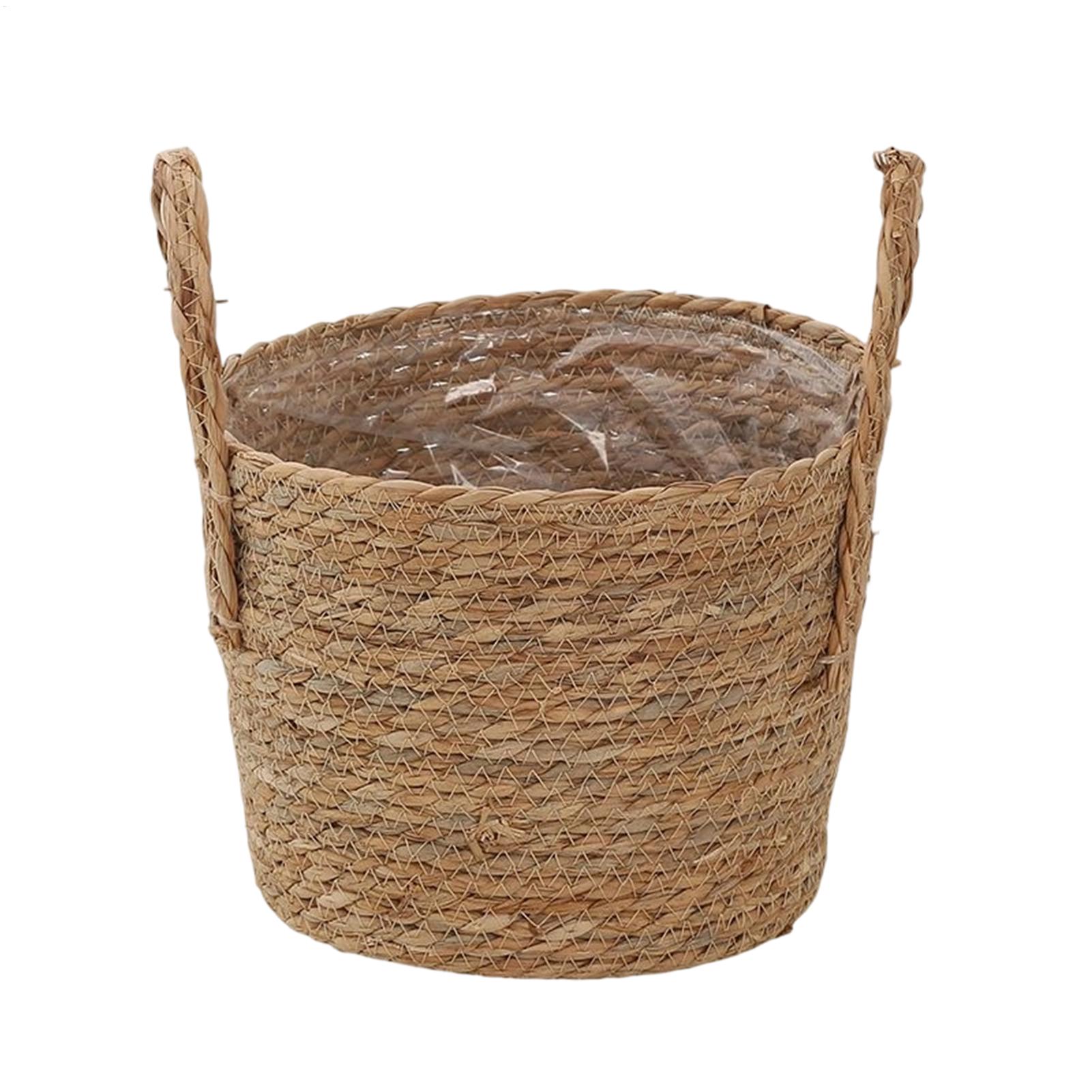 Cesta para plantas, maceta de  - Rattan Plant Basket reseña y precio