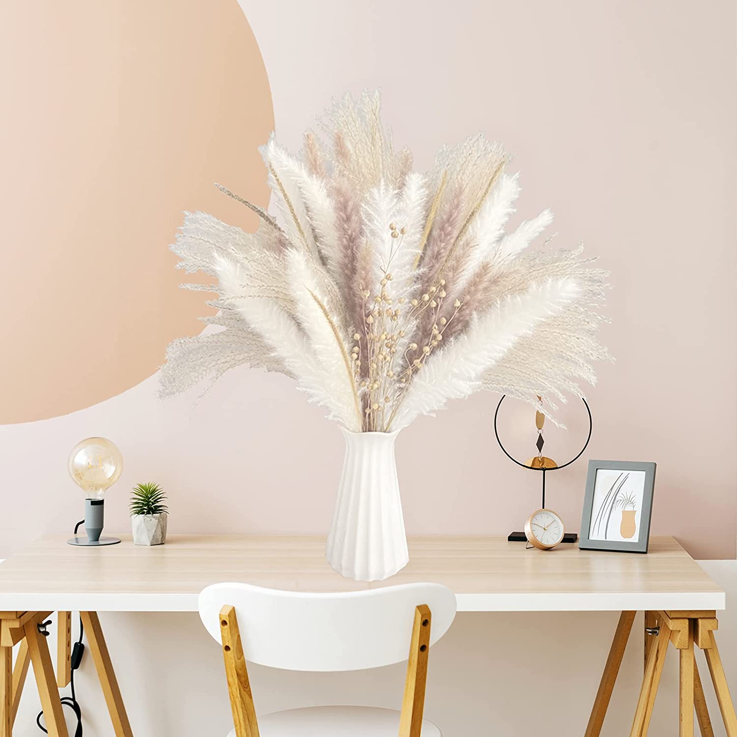 75 Uds. Ramo de flores secas d - Pampas Grass Decor reseña y precio