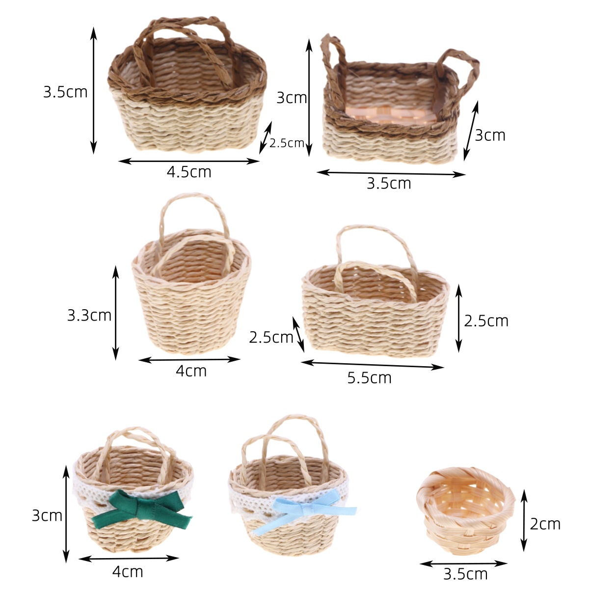 Cesta de mano de hierba Lafite - Rattan Plant Basket reseña y precio