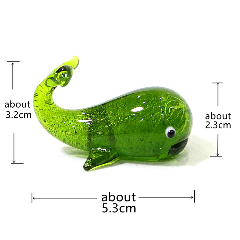 Murano vidrio ballena miniatur - Home Decor Y2K reseña y precio