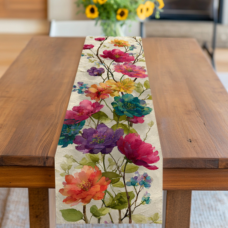 VIKAMA Camino de mesa con esta - Linen Table Runner reseña y precio