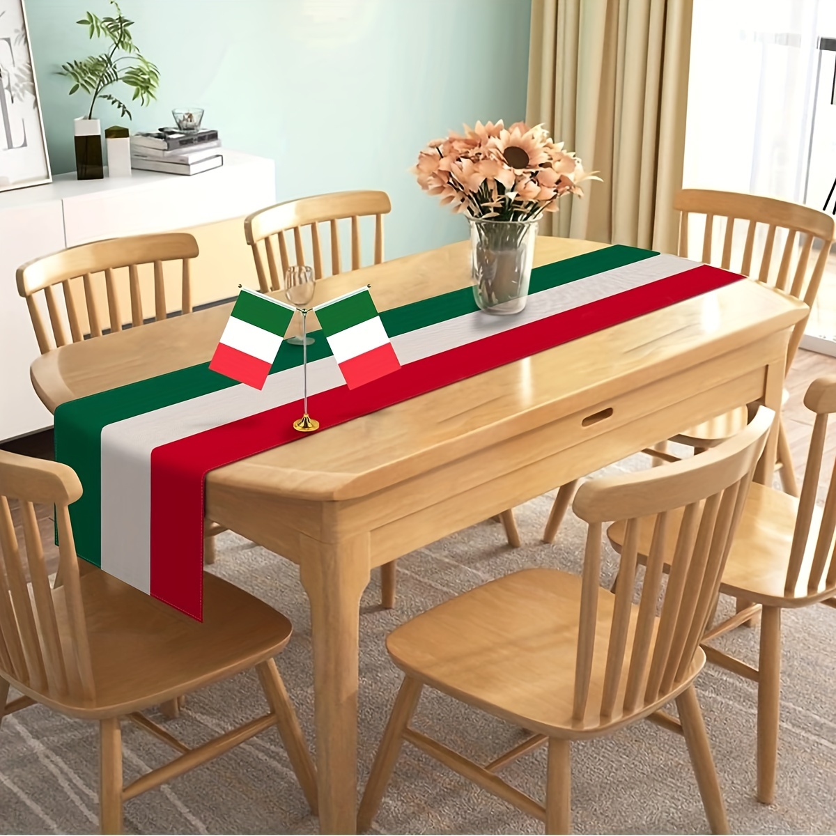 Camino de mesa de inspiración  - Linen Table Runner reseña y precio