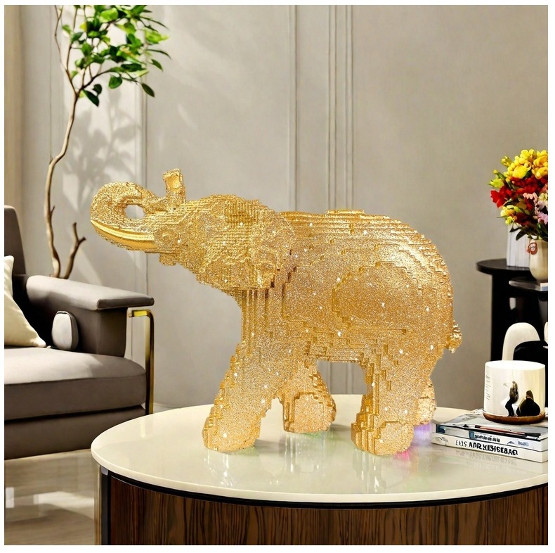 Estatua de Elefante de Resina, - Home Decor Theme reseña y precio