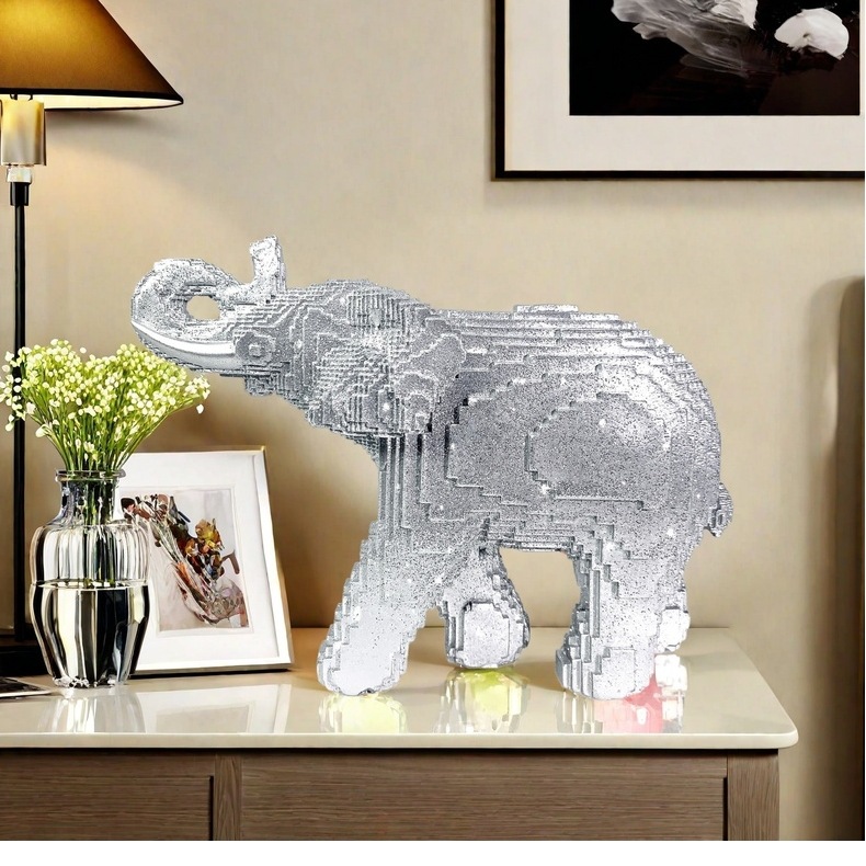 Estatua de Elefante de Resina, - Home Decor Theme reseña y precio