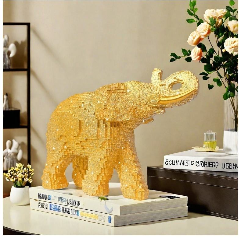 Estatua de Elefante de Resina, - Home Decor Theme reseña y precio