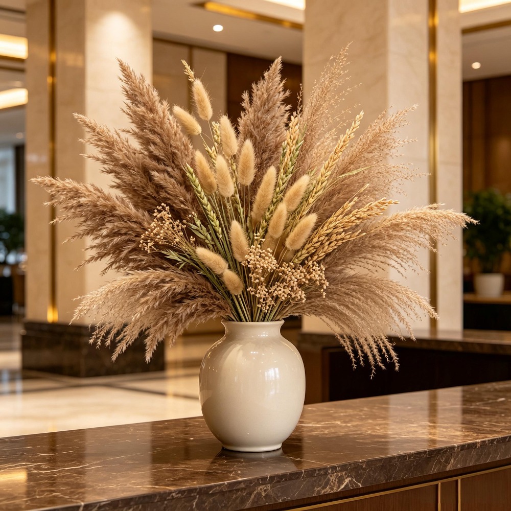 1 Ramo de Flores Secas Mixtas, - Pampas Grass Decor reseña y precio