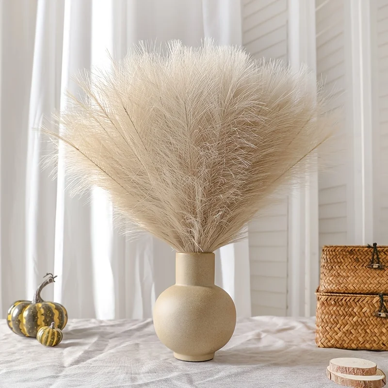 Flores artificiales de Pampas, - Pampas Grass Decor reseña y precio