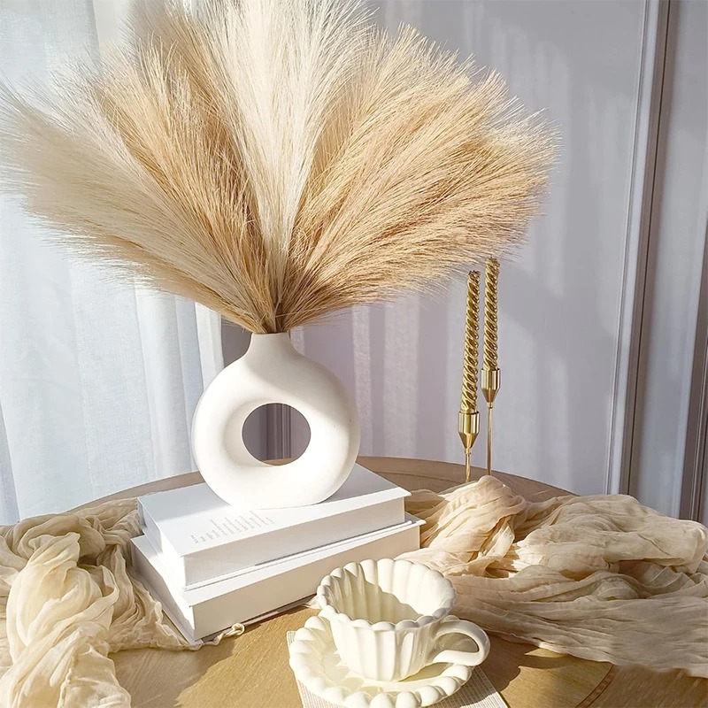 5/10 Piezas de 55CM de Hierba  - Pampas Grass Decor reseña y precio