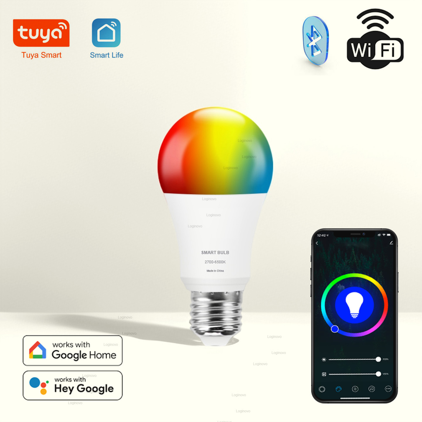 Bombilla LED Tuya con Bluetoot - Home Decor Free App reseña y precio