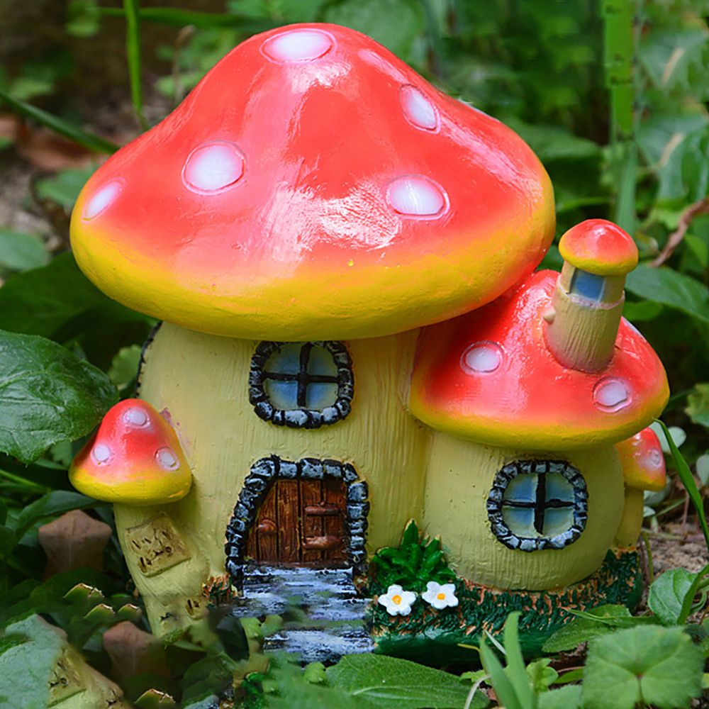 Casa de setas en miniatura, ja - Home Decor Za reseña y precio