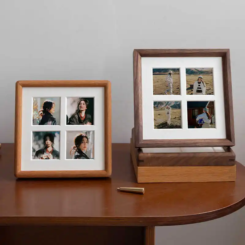 Marco de fotos cuadrado de 15x - Bamboo Photo Frame reseña y precio