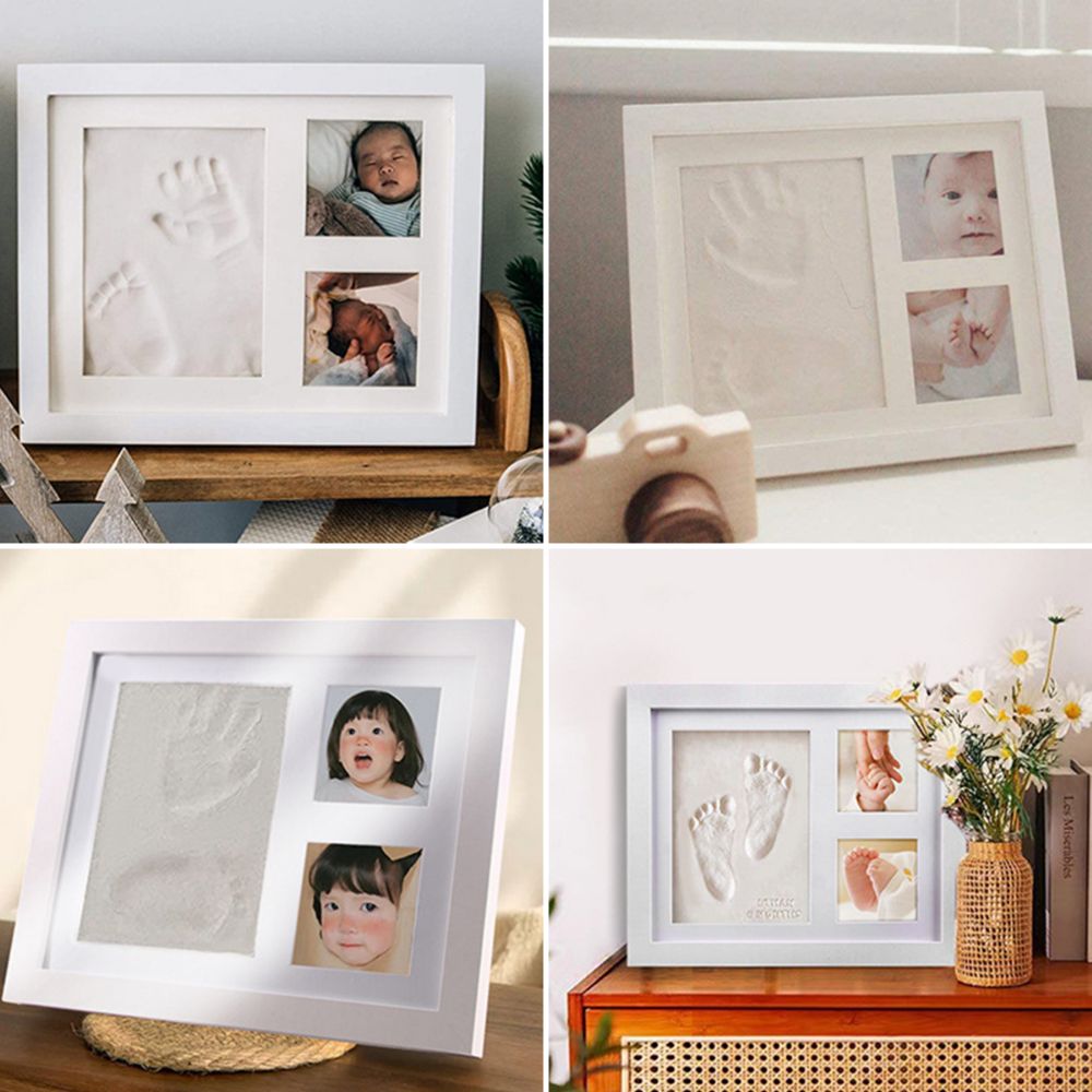Kit de huellas de manos y pies - Bamboo Photo Frame reseña y precio