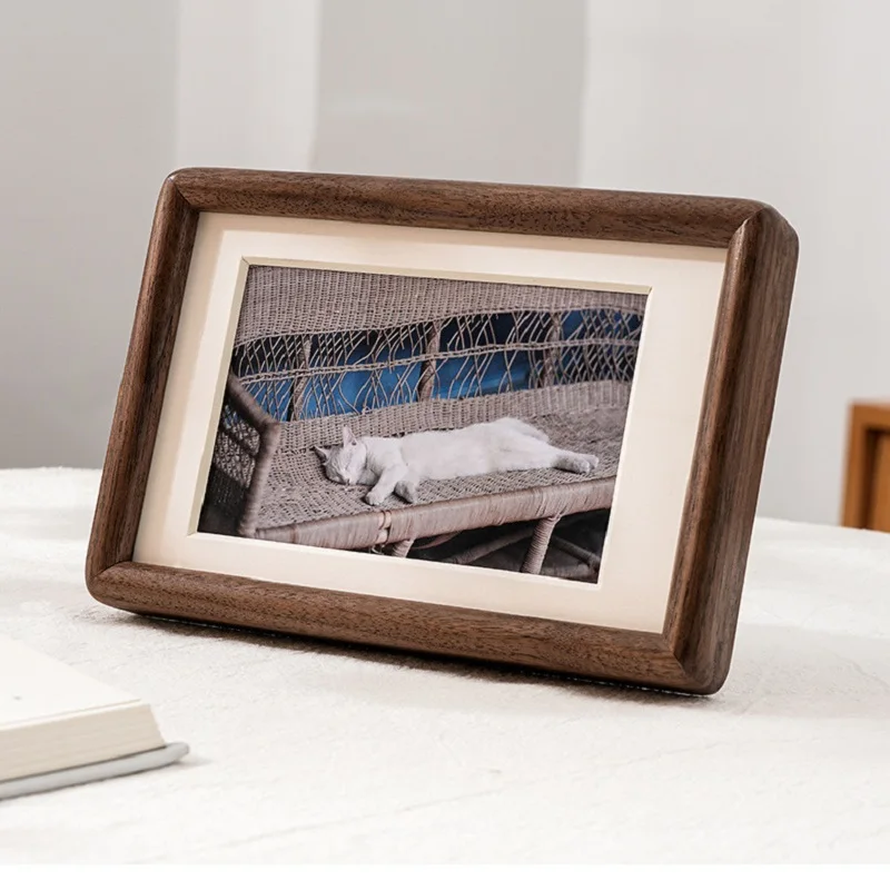 Marco de fotos de madera maciz - Bamboo Photo Frame reseña y precio