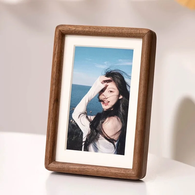 Marco de fotos de madera maciz - Bamboo Photo Frame reseña y precio