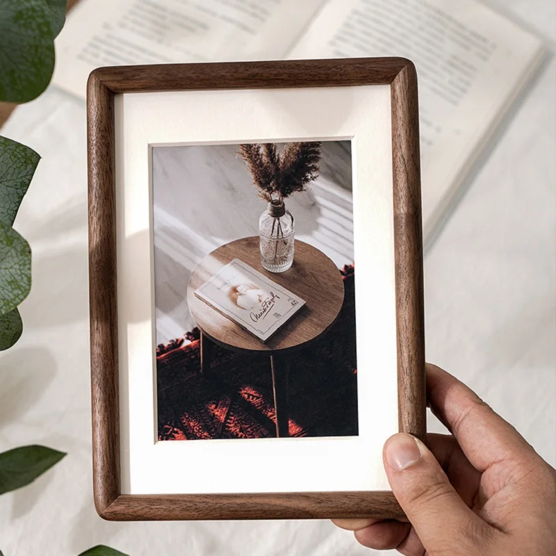 Marco de fotos de madera maciz - Bamboo Photo Frame reseña y precio