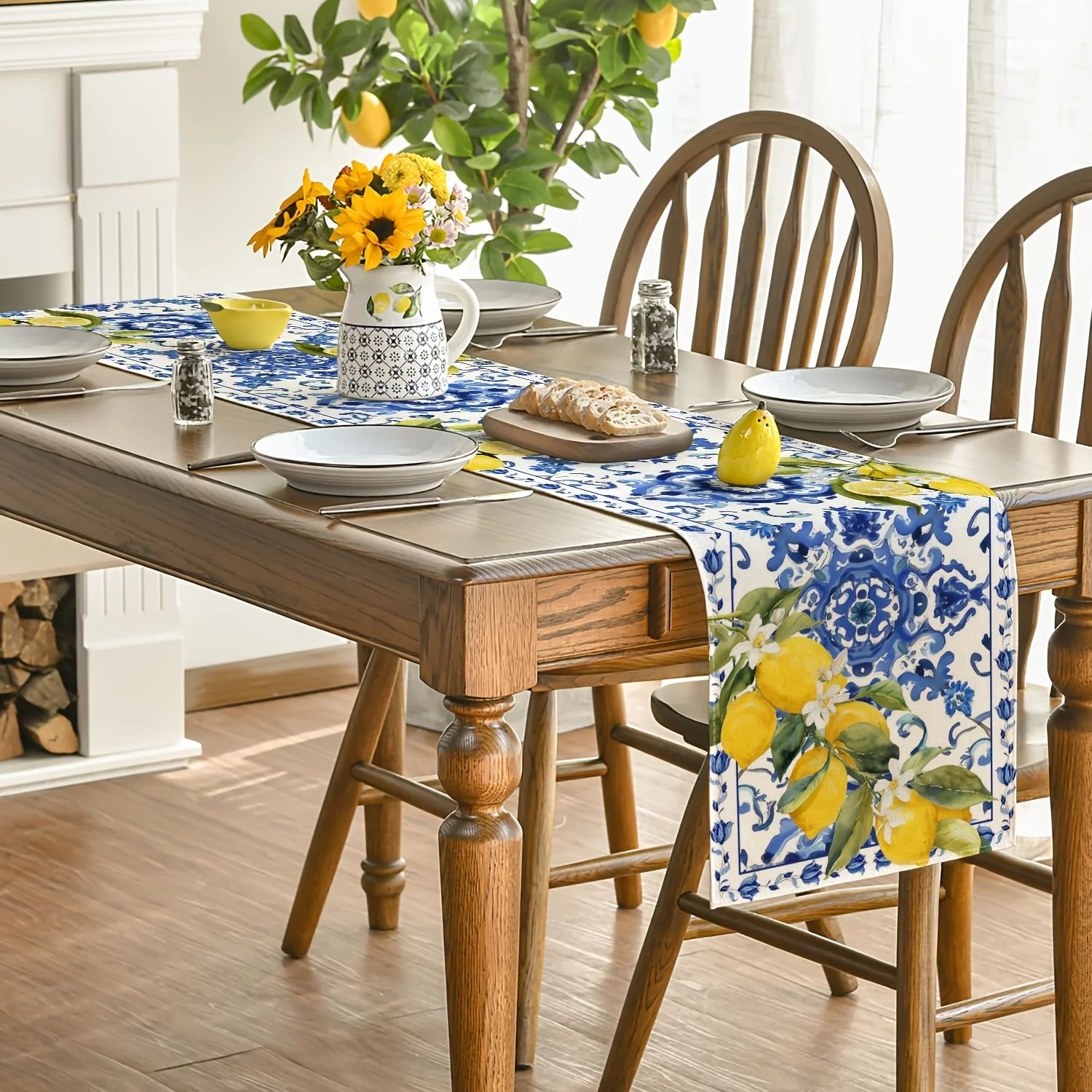 Camino de Mesa VIKAMA Estilo P - Linen Table Runner reseña y precio