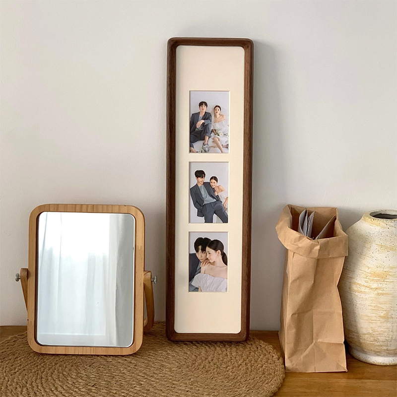 Marco de fotos de madera maciz - Bamboo Photo Frame reseña y precio