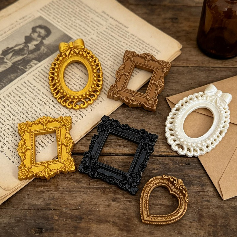 Mini Marco de Fotos Retro de 3 - Bamboo Photo Frame reseña y precio