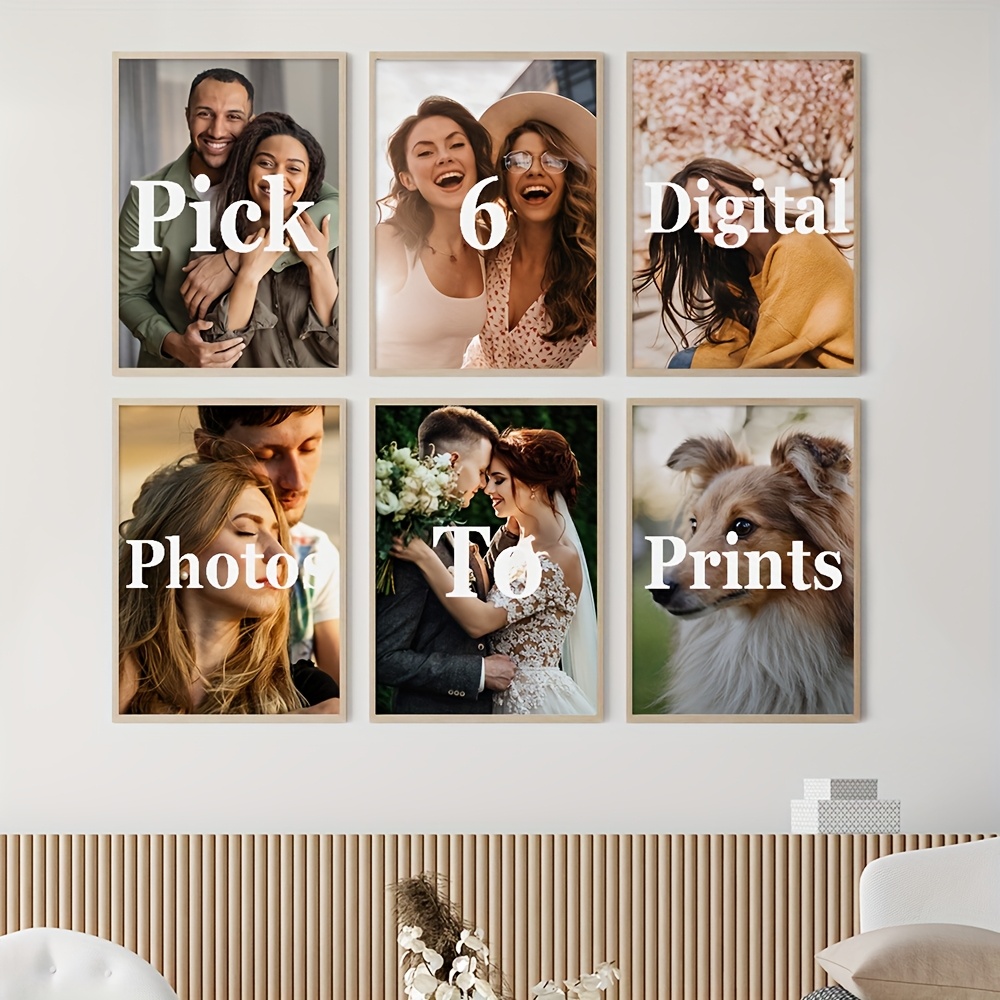 Juego de 6 Impresiones en Lien - Home Decor Theme reseña y precio