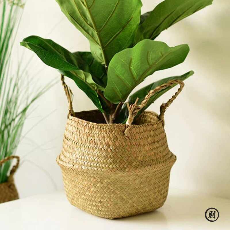 Cesta de mimbre para juguetes, - Rattan Plant Basket reseña y precio