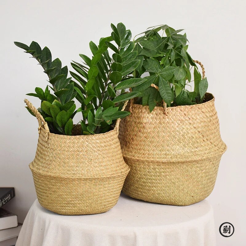 Cesta de mimbre para juguetes, - Rattan Plant Basket reseña y precio